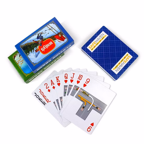 Atacado papel colorido impresso foto adulta ambos os lados personalizado cartas de jogo de cardistry de alta qualidade impressão mágica